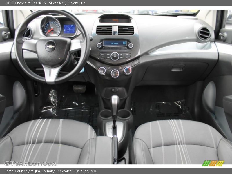 Silver Ice / Silver/Blue 2013 Chevrolet Spark LS