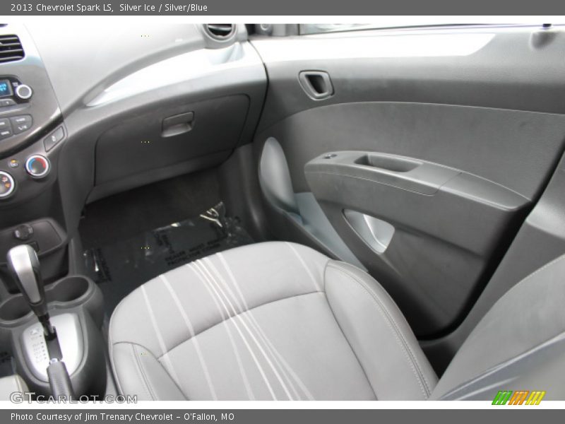 Silver Ice / Silver/Blue 2013 Chevrolet Spark LS