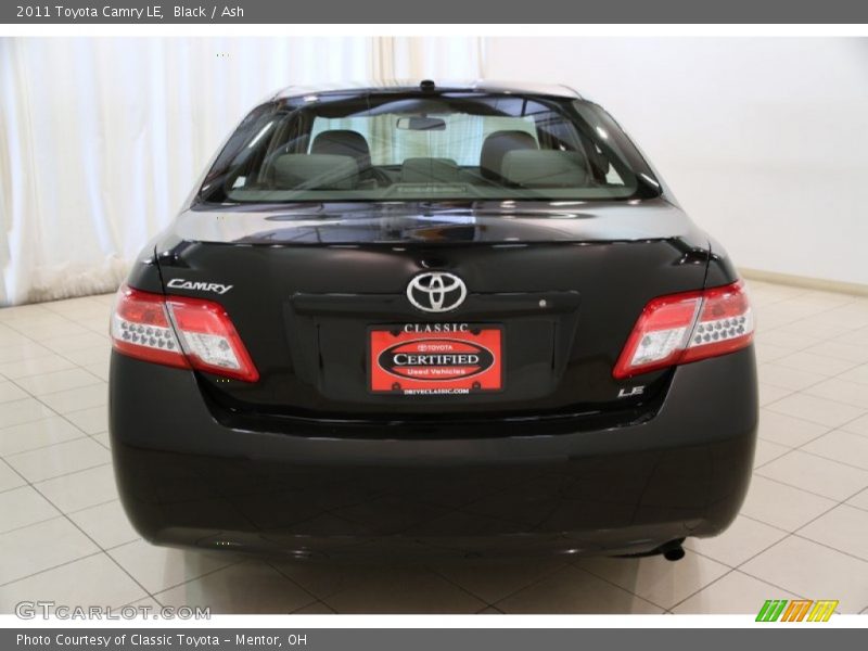 Black / Ash 2011 Toyota Camry LE