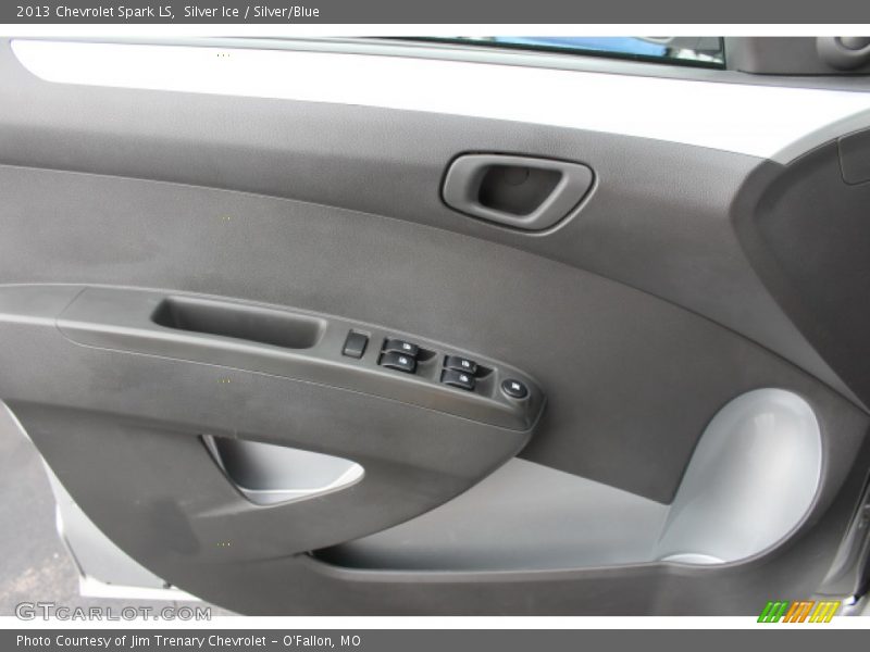 Silver Ice / Silver/Blue 2013 Chevrolet Spark LS