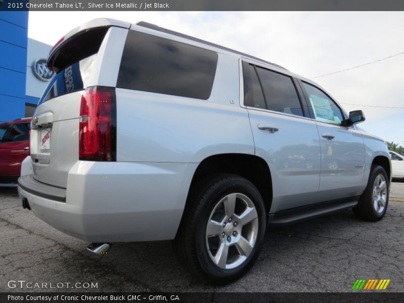 Silver Ice Metallic / Jet Black 2015 Chevrolet Tahoe LT
