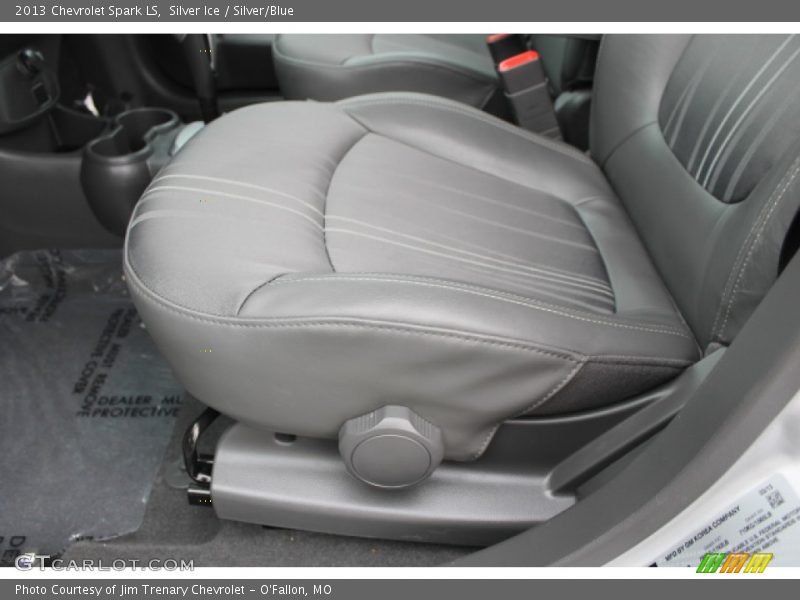 Silver Ice / Silver/Blue 2013 Chevrolet Spark LS