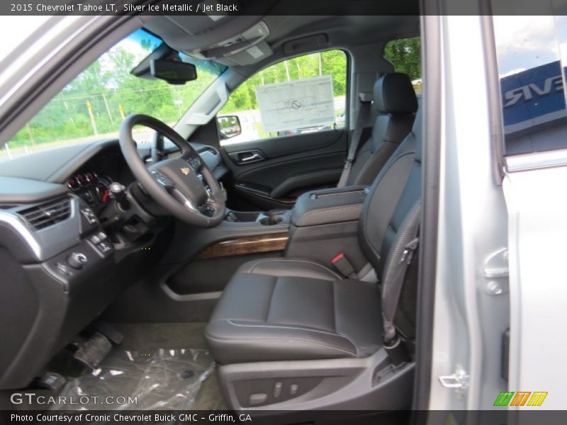 Silver Ice Metallic / Jet Black 2015 Chevrolet Tahoe LT