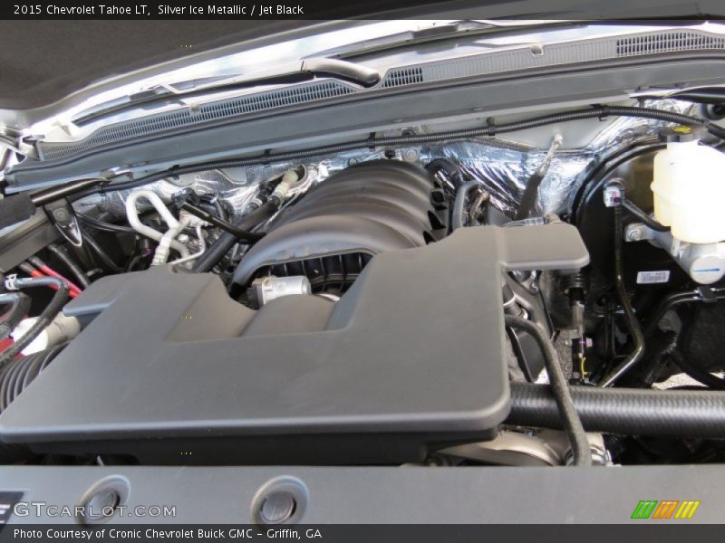 Silver Ice Metallic / Jet Black 2015 Chevrolet Tahoe LT