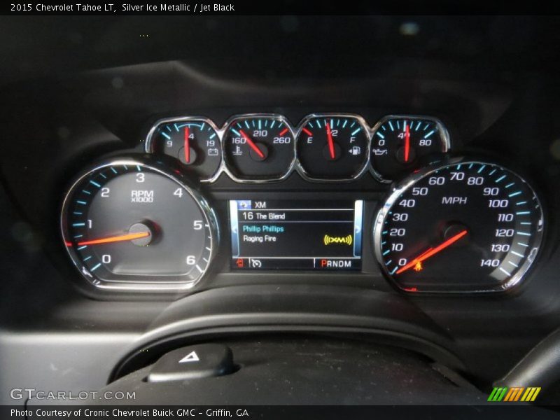 Silver Ice Metallic / Jet Black 2015 Chevrolet Tahoe LT