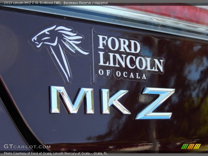 Bordeaux Reserve / Hazelnut 2013 Lincoln MKZ 2.0L EcoBoost FWD
