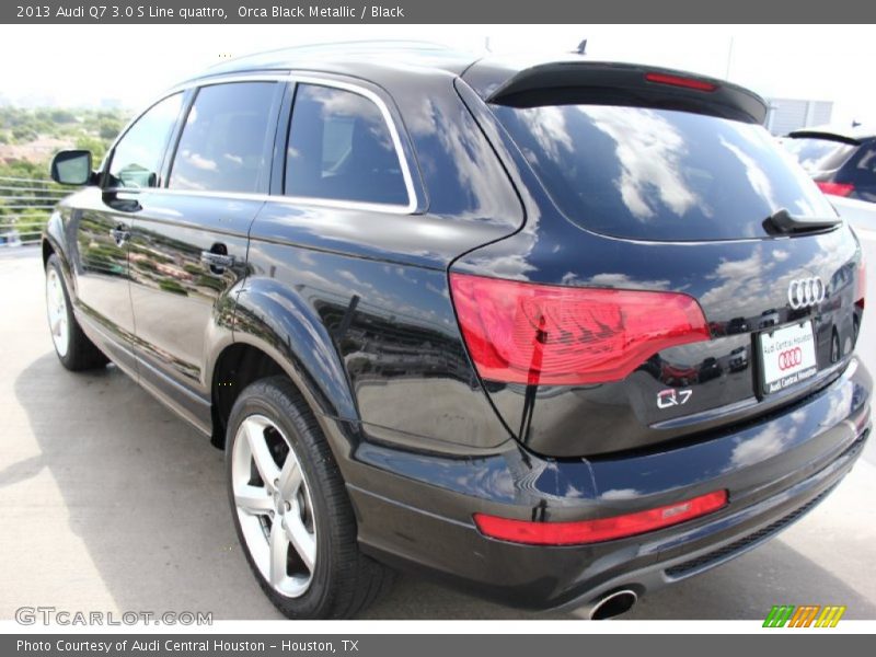 Orca Black Metallic / Black 2013 Audi Q7 3.0 S Line quattro