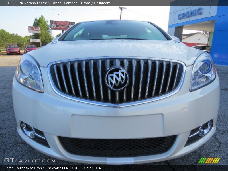 White Diamond Tricoat / Cashmere 2014 Buick Verano Leather