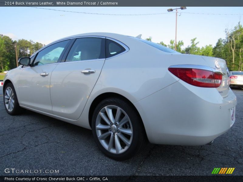 White Diamond Tricoat / Cashmere 2014 Buick Verano Leather