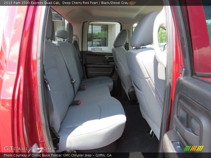 Deep Cherry Red Pearl / Black/Diesel Gray 2013 Ram 1500 Express Quad Cab
