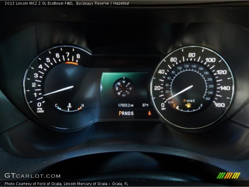 Bordeaux Reserve / Hazelnut 2013 Lincoln MKZ 2.0L EcoBoost FWD