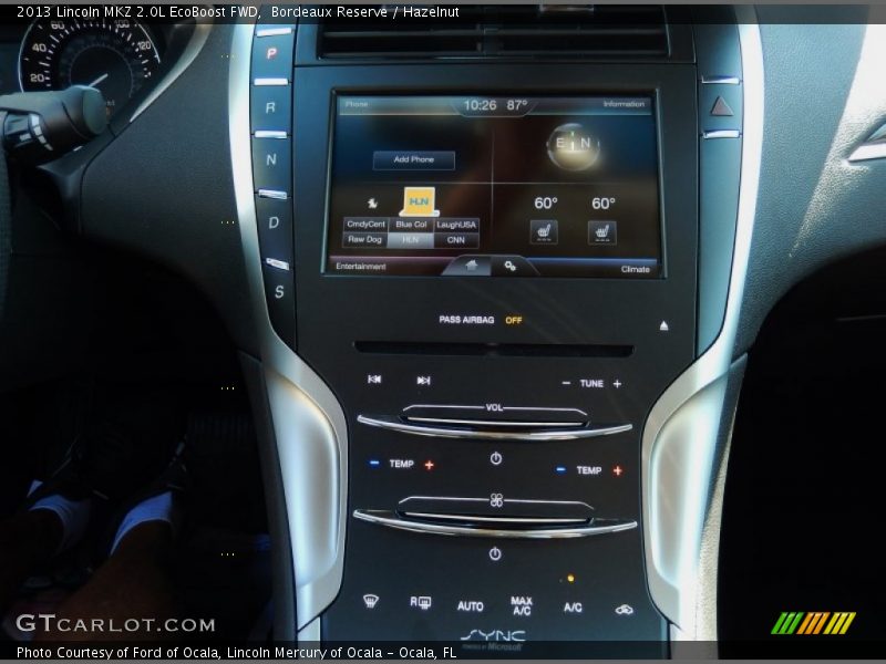 Bordeaux Reserve / Hazelnut 2013 Lincoln MKZ 2.0L EcoBoost FWD