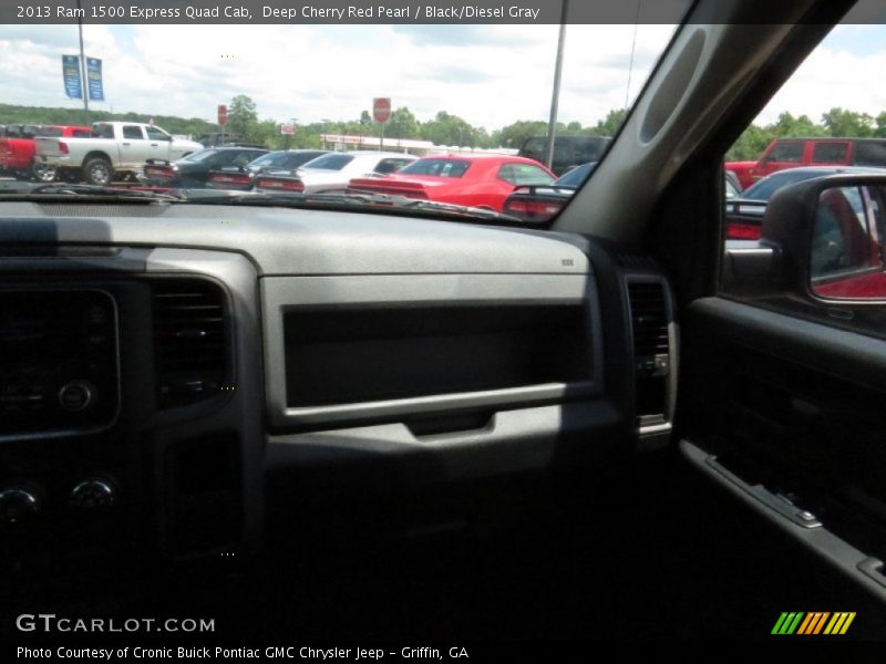 Deep Cherry Red Pearl / Black/Diesel Gray 2013 Ram 1500 Express Quad Cab