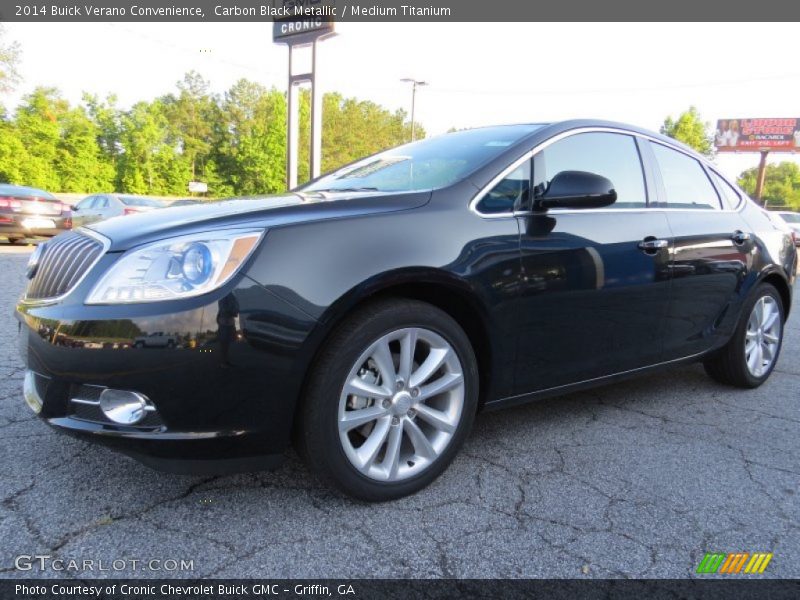 Carbon Black Metallic / Medium Titanium 2014 Buick Verano Convenience