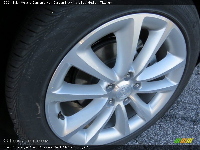 Carbon Black Metallic / Medium Titanium 2014 Buick Verano Convenience