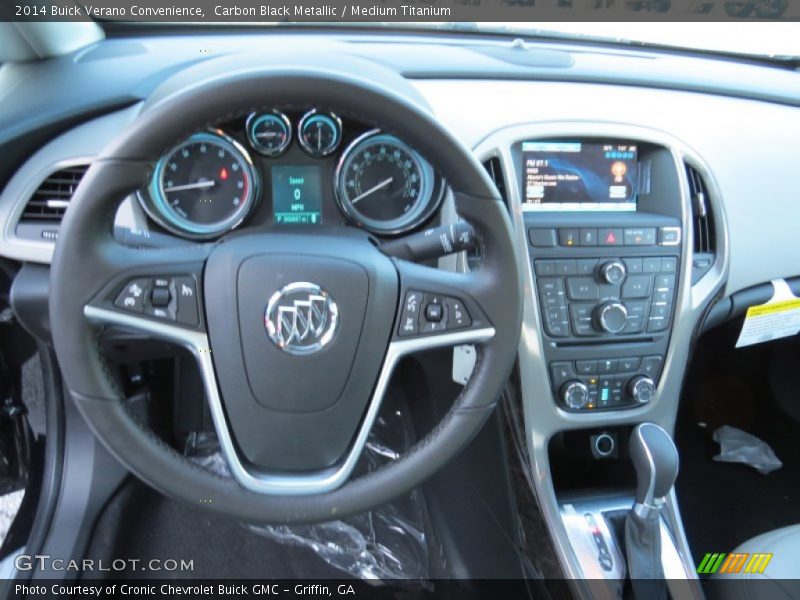 Carbon Black Metallic / Medium Titanium 2014 Buick Verano Convenience