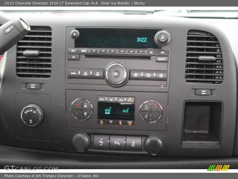 Silver Ice Metallic / Ebony 2013 Chevrolet Silverado 1500 LT Extended Cab 4x4