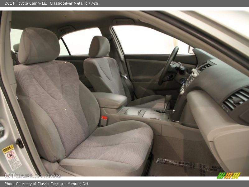 Front Seat of 2011 Camry LE
