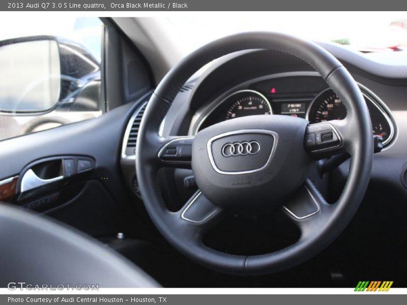 Orca Black Metallic / Black 2013 Audi Q7 3.0 S Line quattro