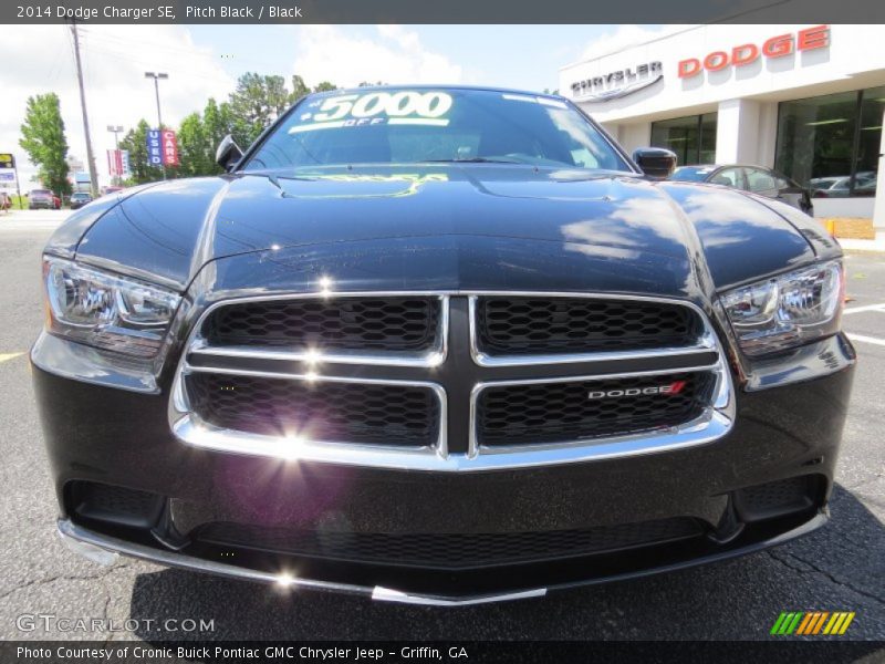 Pitch Black / Black 2014 Dodge Charger SE