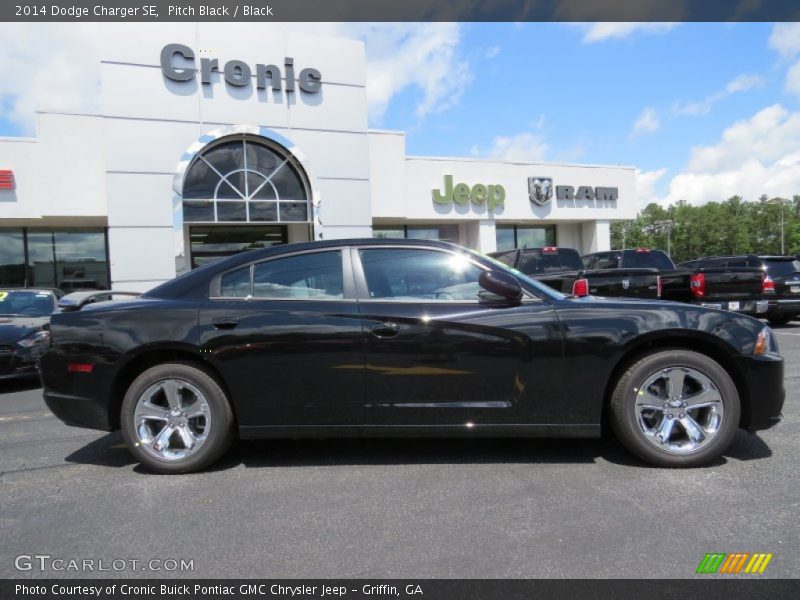 Pitch Black / Black 2014 Dodge Charger SE