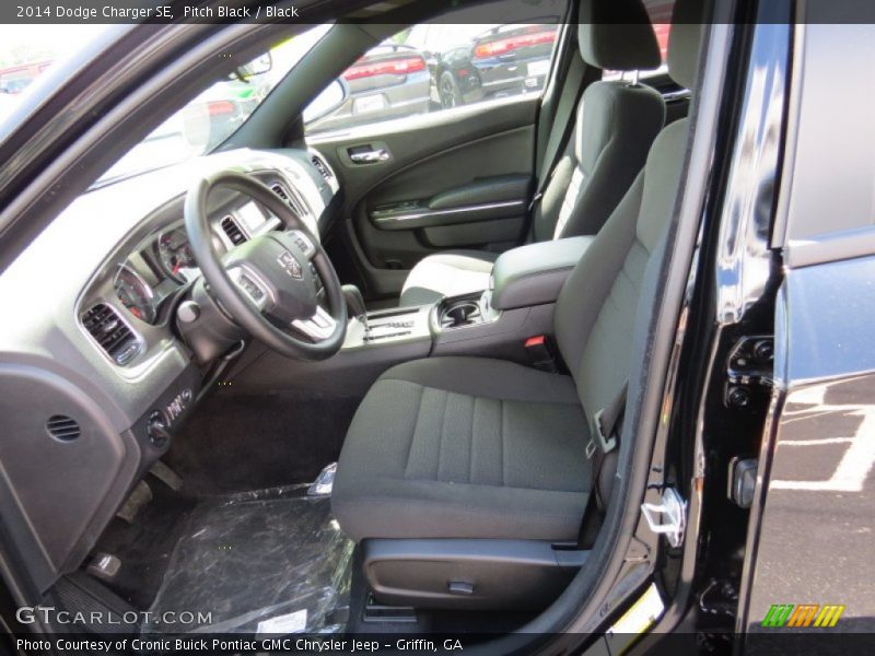 Pitch Black / Black 2014 Dodge Charger SE