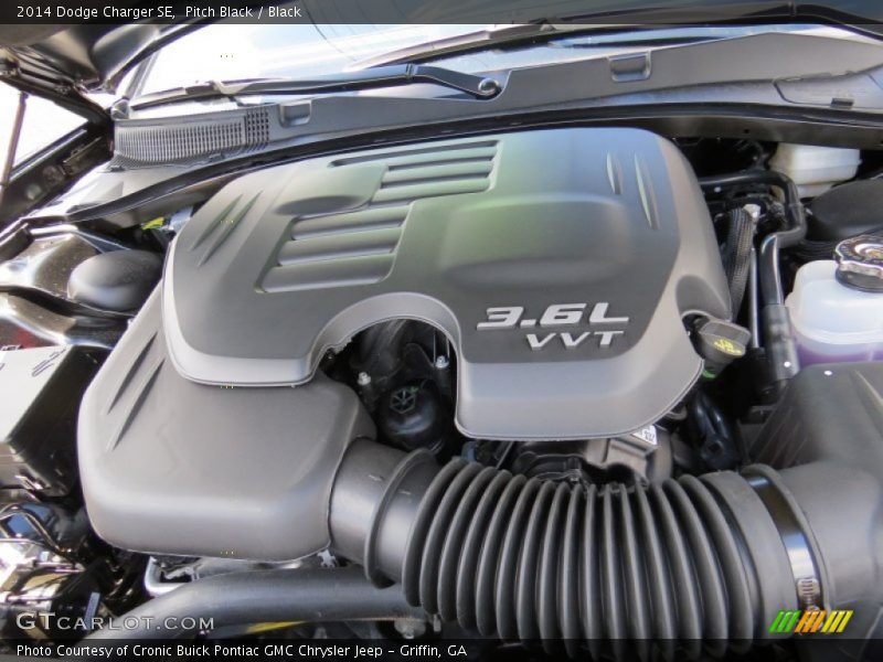 Pitch Black / Black 2014 Dodge Charger SE
