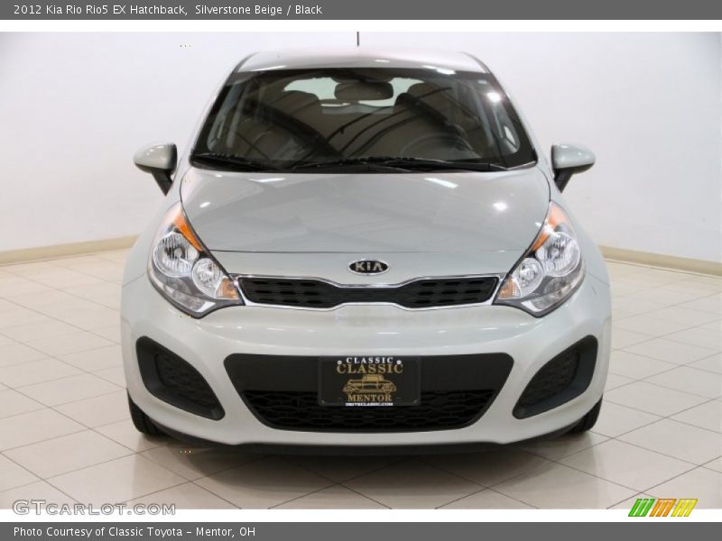 Silverstone Beige / Black 2012 Kia Rio Rio5 EX Hatchback