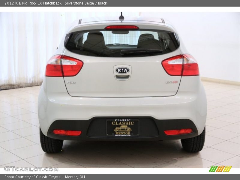 Silverstone Beige / Black 2012 Kia Rio Rio5 EX Hatchback