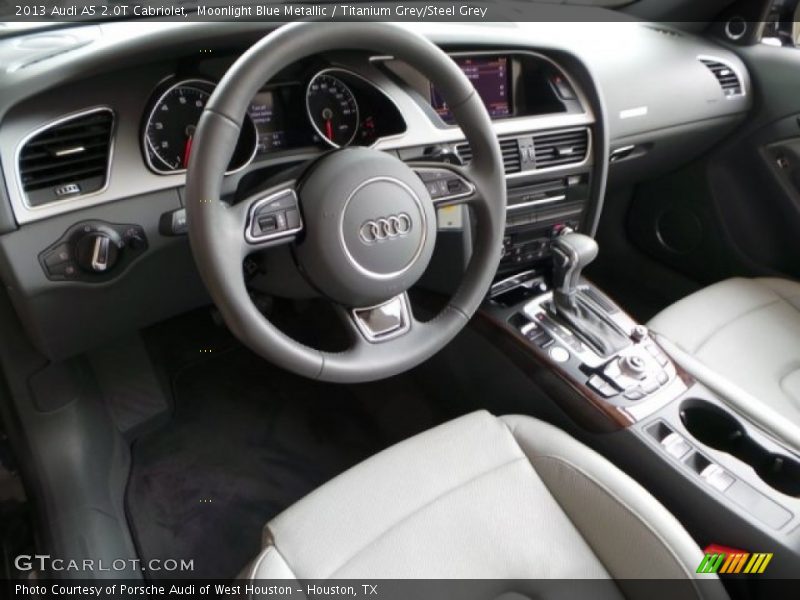  2013 A5 2.0T Cabriolet Titanium Grey/Steel Grey Interior