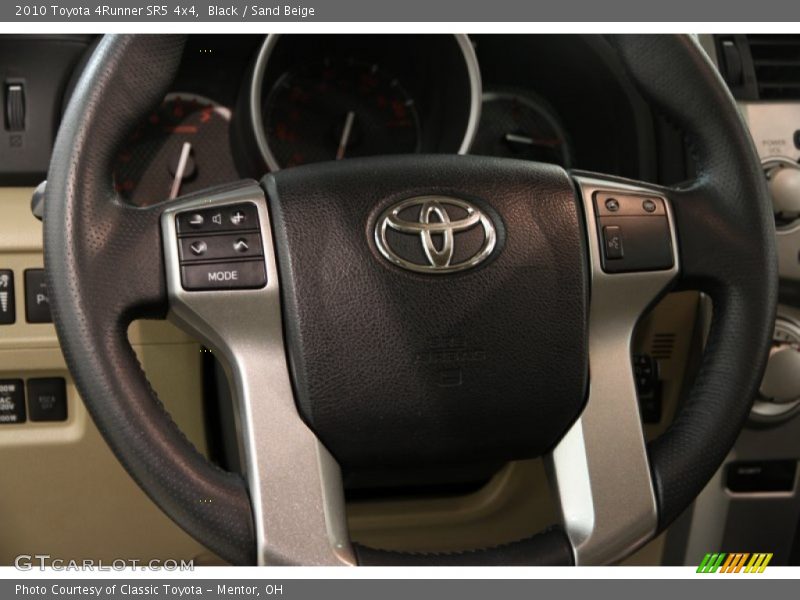 Black / Sand Beige 2010 Toyota 4Runner SR5 4x4