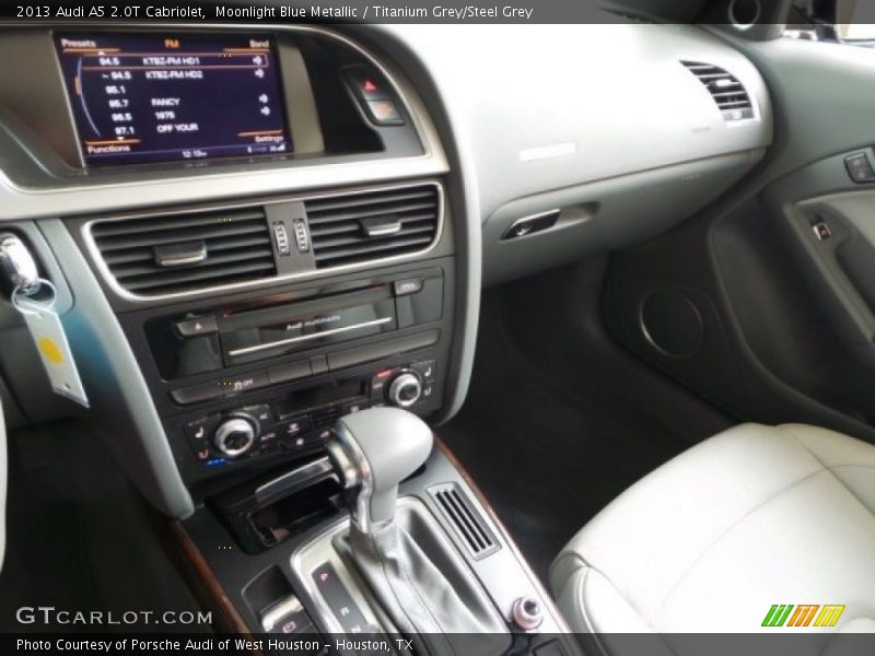 Moonlight Blue Metallic / Titanium Grey/Steel Grey 2013 Audi A5 2.0T Cabriolet