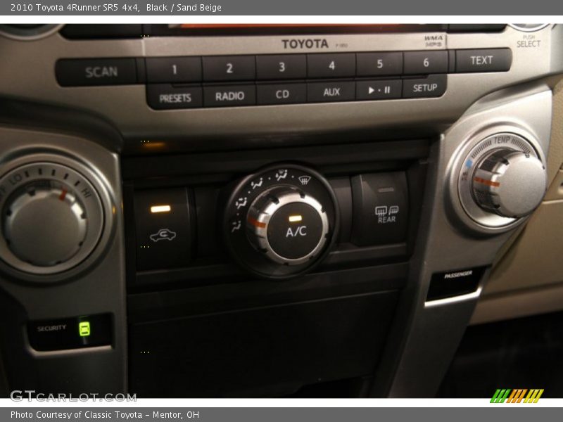 Black / Sand Beige 2010 Toyota 4Runner SR5 4x4