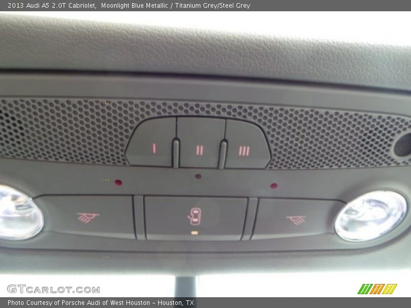 Moonlight Blue Metallic / Titanium Grey/Steel Grey 2013 Audi A5 2.0T Cabriolet