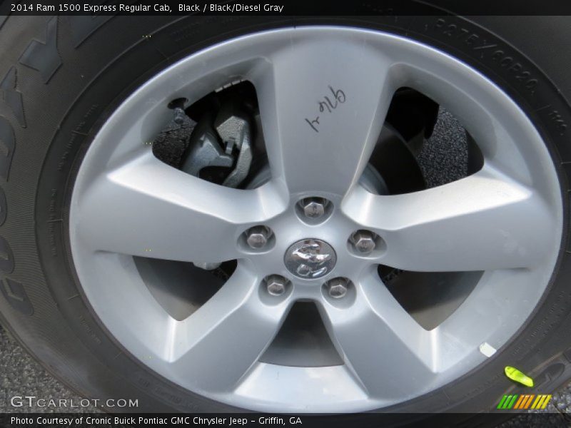Black / Black/Diesel Gray 2014 Ram 1500 Express Regular Cab