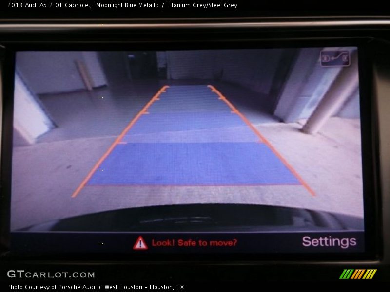 Moonlight Blue Metallic / Titanium Grey/Steel Grey 2013 Audi A5 2.0T Cabriolet