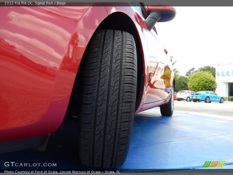 Signal Red / Beige 2012 Kia Rio LX