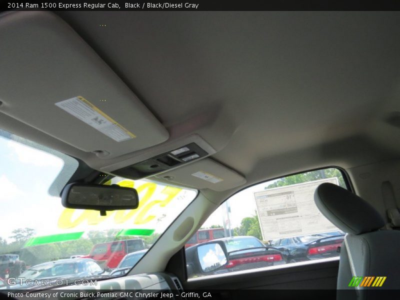 Black / Black/Diesel Gray 2014 Ram 1500 Express Regular Cab