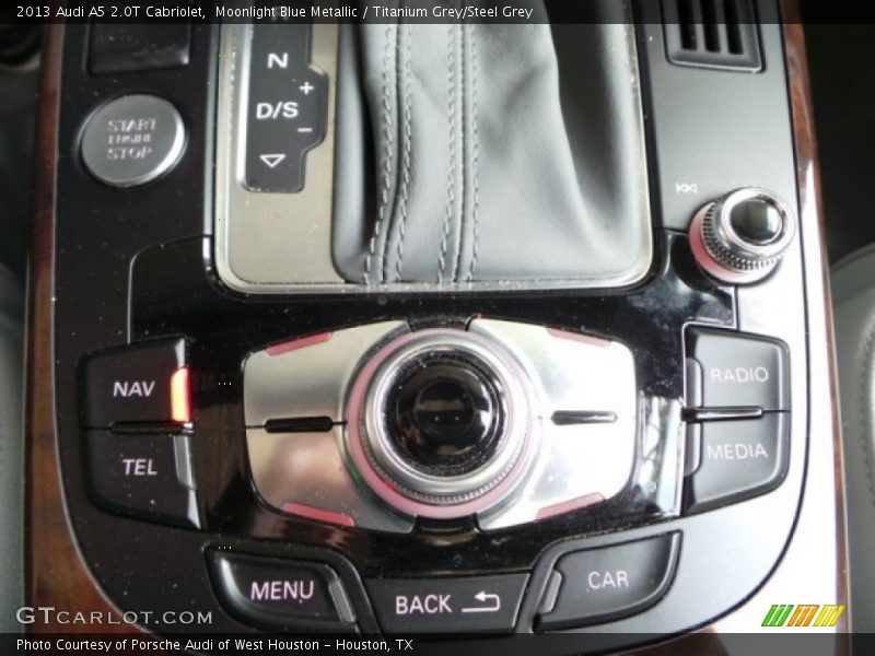 Moonlight Blue Metallic / Titanium Grey/Steel Grey 2013 Audi A5 2.0T Cabriolet
