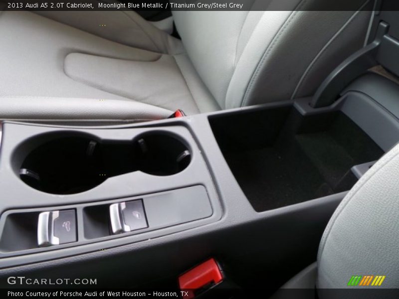 Moonlight Blue Metallic / Titanium Grey/Steel Grey 2013 Audi A5 2.0T Cabriolet
