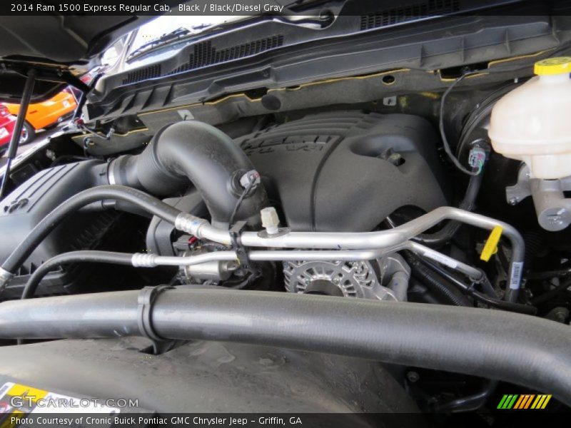Black / Black/Diesel Gray 2014 Ram 1500 Express Regular Cab