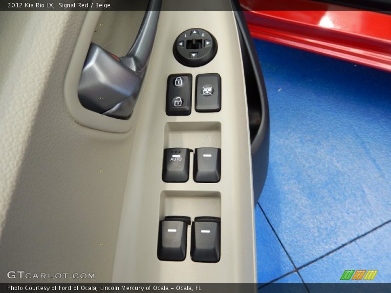 Signal Red / Beige 2012 Kia Rio LX