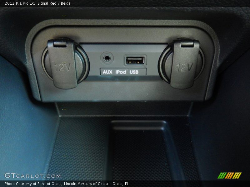 Signal Red / Beige 2012 Kia Rio LX