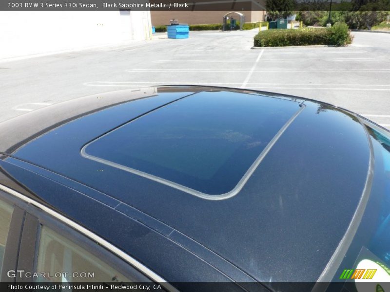 Black Sapphire Metallic / Black 2003 BMW 3 Series 330i Sedan