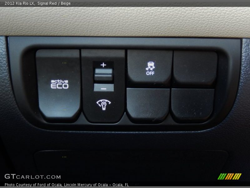 Signal Red / Beige 2012 Kia Rio LX