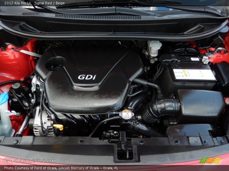 Signal Red / Beige 2012 Kia Rio LX