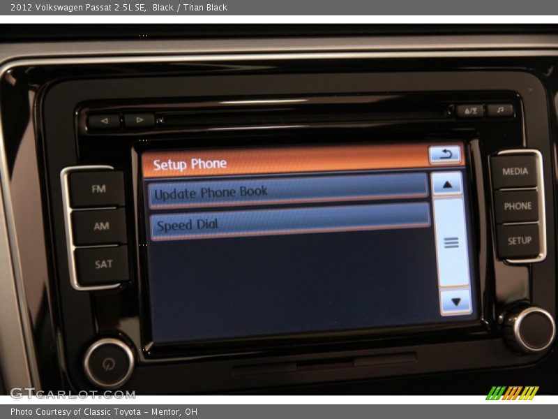 Black / Titan Black 2012 Volkswagen Passat 2.5L SE