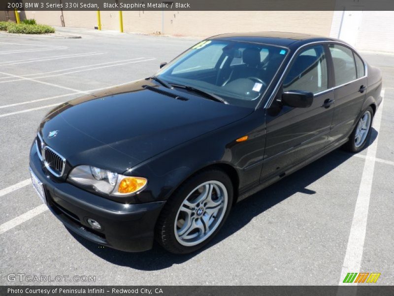 Front 3/4 View of 2003 3 Series 330i Sedan