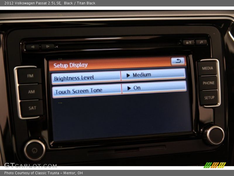 Black / Titan Black 2012 Volkswagen Passat 2.5L SE