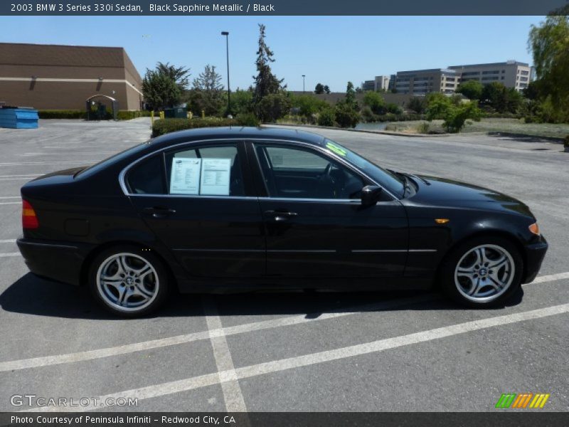  2003 3 Series 330i Sedan Black Sapphire Metallic